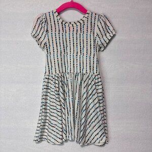 Dotdotsmile Dress Size 2T Short Sleeves Black and Blue Spots New With Tags